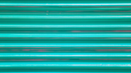 Wall Mural - Neon cyan ribbed plastic texture for modern design projects