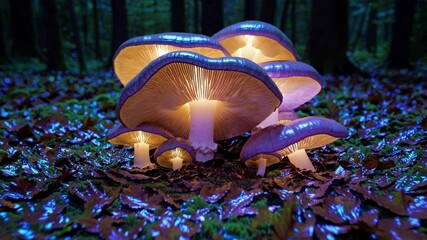 Poster - Magical Mushroom Glow