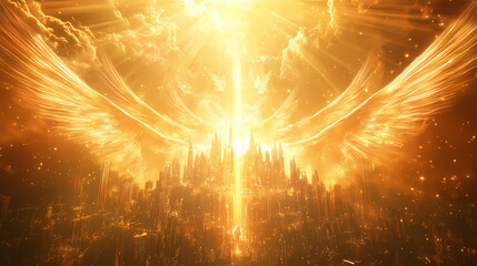 Wall Mural - celestial angels choir