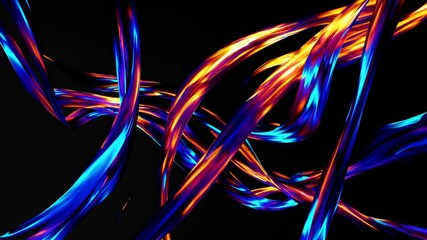 Leinwandbilder - Mesmerizing Light Dance