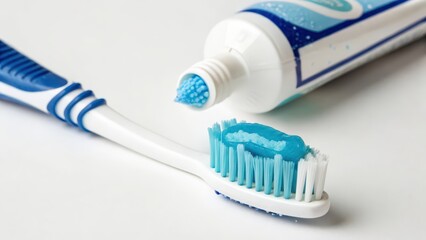 Wall Mural - Toothbrush, Toothpaste, Oral Hygiene