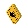 © BRAYAN - Vector image of a 3D traffic sign icon with a white background