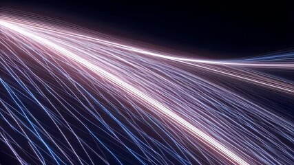 Wall Mural - vibrant light streams swirl and intertwine, creating mesmerizing patterns in a dark environment. ene