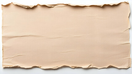 Beige Crumpled Paper Texture Background