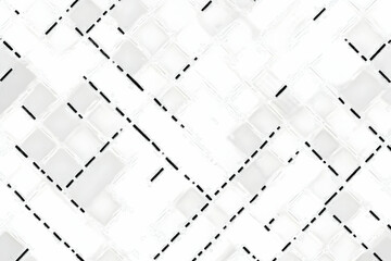 Sticker - Abstract White Grid Background Illustration