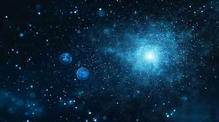 Wall Mural - galactic nebula: capturing the breathtaking beauty of a luminous nebula, a celestial tapestry of swi