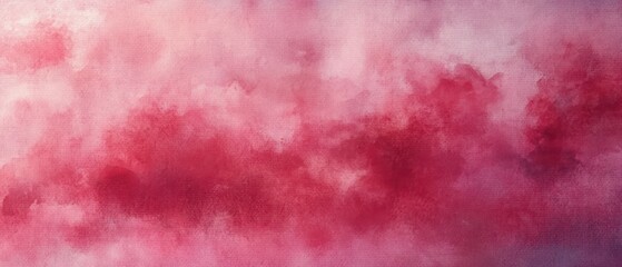 Aufkleber - Soft Watercolor Pink Background Ethereal Light Abstract Texture Fluid Movement Vintage Design