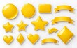 © qonya - Sticker, polygonal star band decoration background image