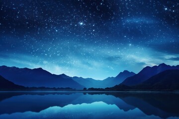 Wall Mural - night sky scenery nature landscape outdoors.