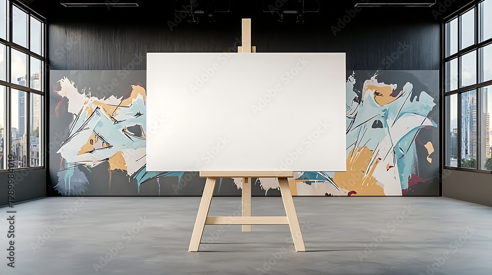 Curated visual reference: Urban Loft Art Studio Setup Inspiring Creative Space With Modern Photo Inspiration