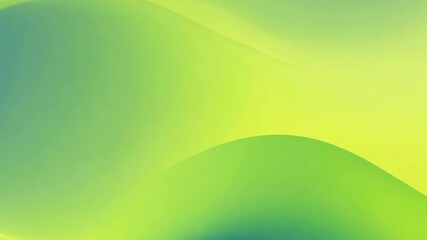 Wall Mural - modern gradient blur animation background in vibrant green