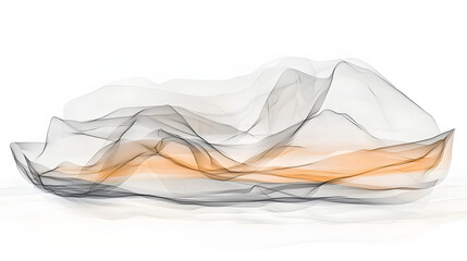 Wall Mural - abstract smoke background with white backdrop creating a seamless and ethereal visual effect for des