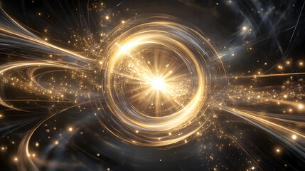Wall Mural - Computer generated image of a colorful spiral design with abstract patterns and bright colors