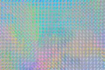 Canvas Print - holographic rainbow foil iridescent texture abstract hologram background