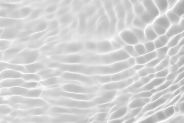 Wall Mural - abstract white transparent water shadow surface texture natural ripple background