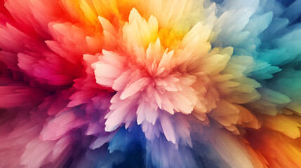 Wall Mural - Vibrant abstract background featuring a spectrum of colors blending together in a dynamic display