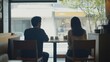 © Jorda - Relationship tension at a caf茅. Featuring emotional coldness and frustration
