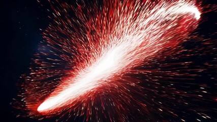 Wall Mural - witness the breathtaking burst of light from a distant star illuminating the dark cosmos. observe th