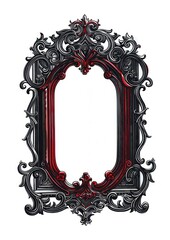 Canvas Print - Gothic frame illustration vintage style.