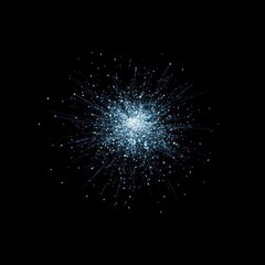 Wall Mural - glow element effect universe light space.