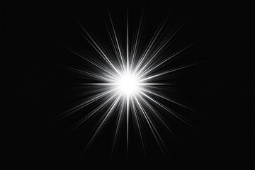 Wall Mural - an isolated white blink light effect background outdoors lighting.