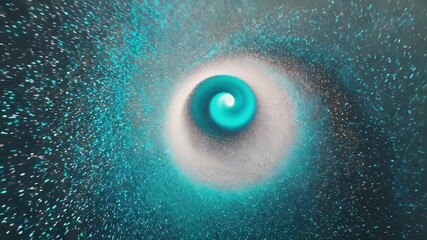 Wall Mural - witness a stunning cosmic phenomenon featuring a swirling vortex filled with vibrant colors and glim
