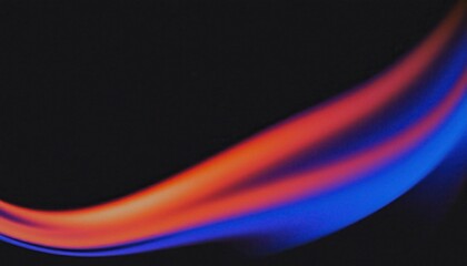 Leinwandbilder - vivid abstract light wave in red and blue on a black background, futuristic motion flow, modern digital design concept

