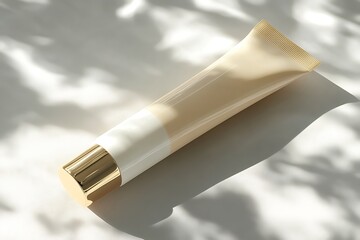 Wall Mural - Elegant Cream Tube Packaging Design