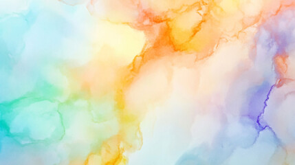 Wall Mural - colorful abstract watercolor background with soft blurred texture