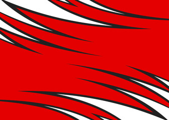 Wall Mural - abstract background with reflective curved spike line pattern and with some copy space area
