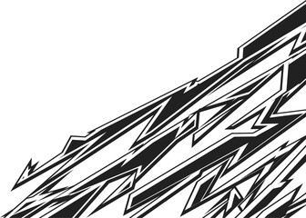 Wall Mural - abstract background with rough and jagged lines pattern and with some copy space area