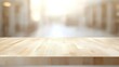 © Adobe Contributor - Wooden Table Top with Blurred Interior Background