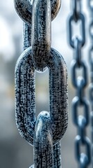 digital chain illustration of data flow