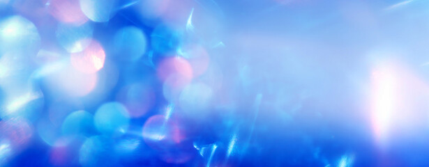 Wall Mural - abstract background of soft focus bokeh lights