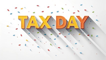 Wall Mural - Tax Day Celebration