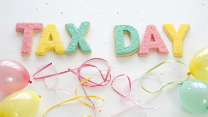 Poster - Tax Day Candy Colors