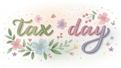 Poster - Tax Day Springtime