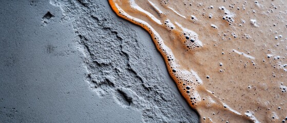 Aufkleber - Industrial Chic Concrete Texture with Dynamic Patterns Architectural Surface Design for Modern Construction Innovations and Commercial Material Showcases