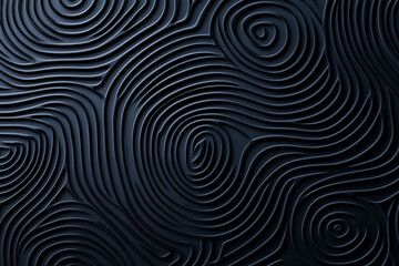 Wall Mural - intricate black fingerprint maze labyrinth pattern – abstract biometric-inspired background wallpape