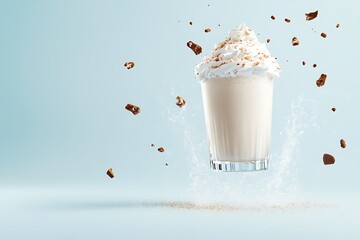 Poster - Floating Cookie Smoothie - A Refreshing Treat