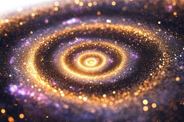 Wall Mural - a spiral-shaped object in the middle of a galaxy, great for space-themed projects or astronomy visua