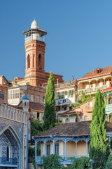 tbilisi central mosque (juma mosque) in old town of tbilisi