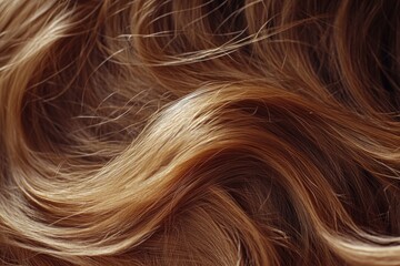 Sticker - A close-up shot of a woman's wavy hair