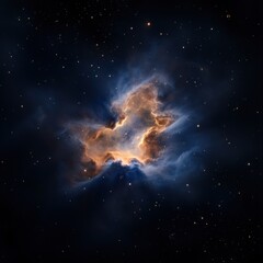 abstract nebula in deep outer space