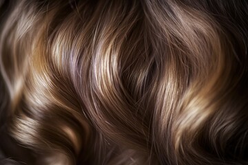 Sticker - Close-up shot of a woman's blonde hair, ideal for beauty or fashion use