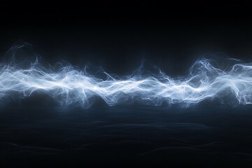 Wall Mural - Abstract Light Waves Graphic Design