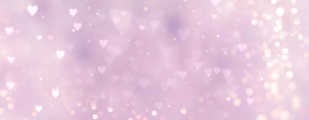 Wall Mural - abstract purple violet background with hearts - concept mother's day, valentine's day, birthday - sp