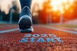 © vinod - start of 2025 with running track