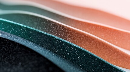 Abstract layered colorful background with bokeh effect