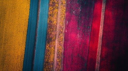 Wall Mural - vibrant colors blend harmoniously in this abstract composition. textures and shades create a stunnin